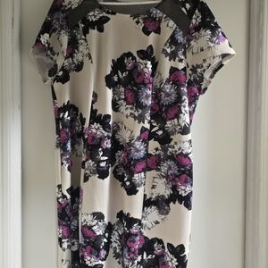 INC International Concepts Floral Mesh Dress